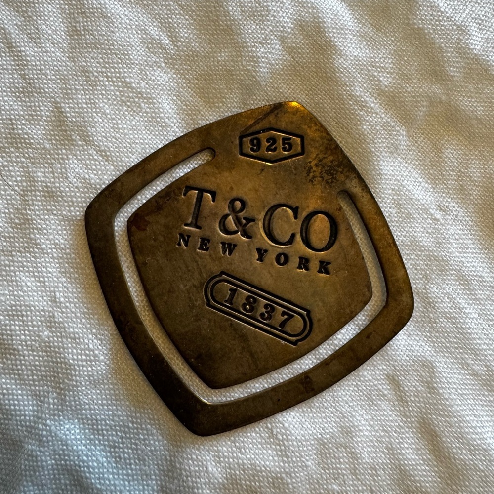 T&Co New York Silver Bookmark